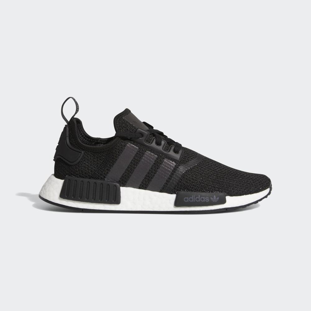 Adidas Men's NMD_R1 Originals Shoes Black/Dark Grey Ireland FV8152